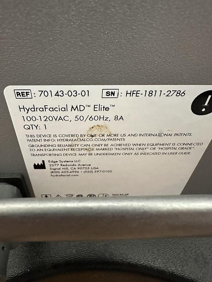 Used 2018 Edge Hydrafacial MD Elite - FOR PARTS
