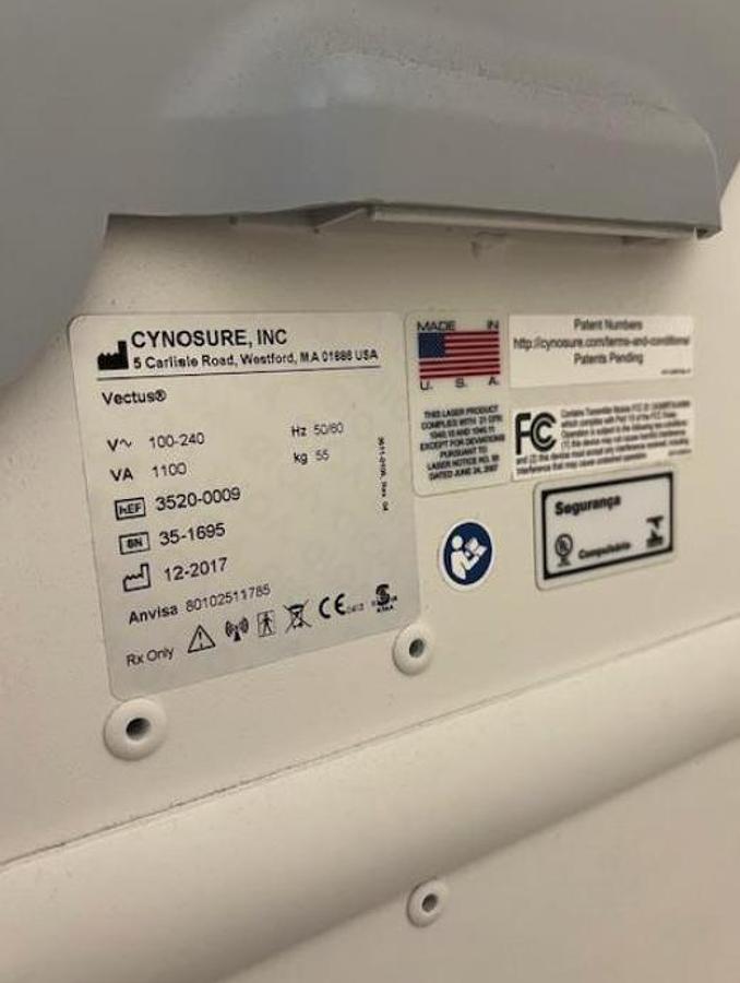 Used 2017 Cynosure Vectus- LOW SHOTS