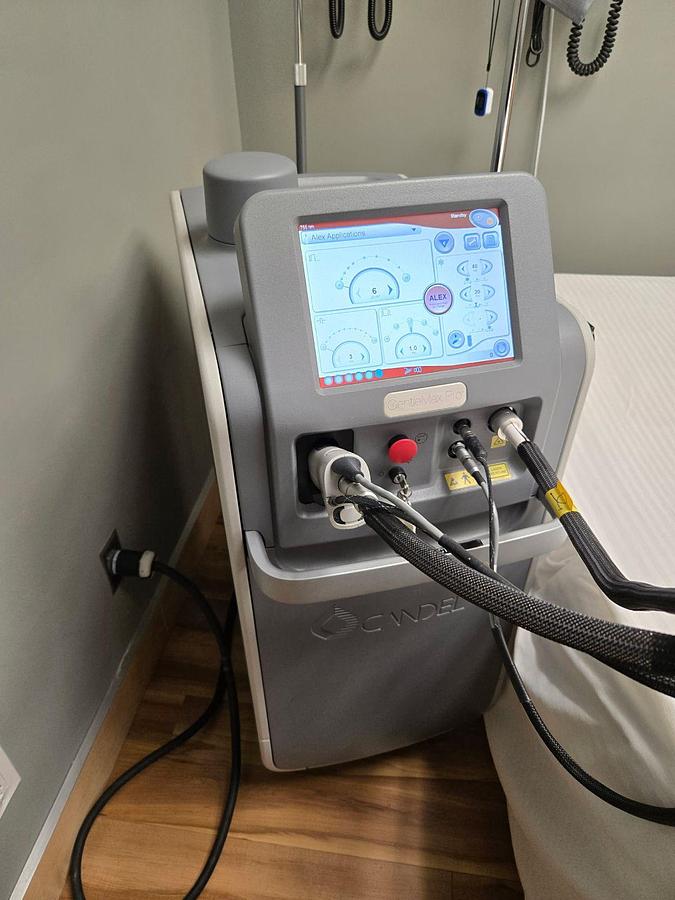 Used 2016 Candela Gentlemax Pro- Low Shots