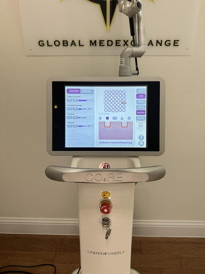 Used 2018 Syneron Candela CO2RE- Silver, Gold and Purple Lens Fully Loaded