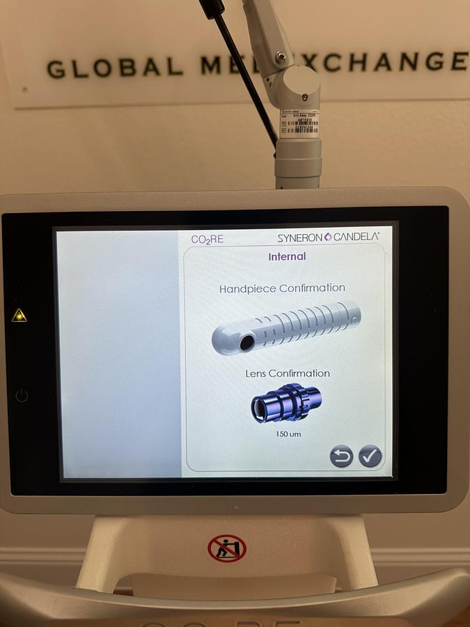 Used 2018 Syneron Candela CO2RE- Silver, Gold and Purple Lens Fully Loaded