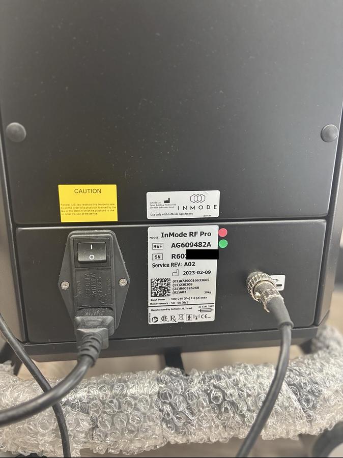 Used 2023 Inmode Morpheus 8 Face and Body Hand Pieces