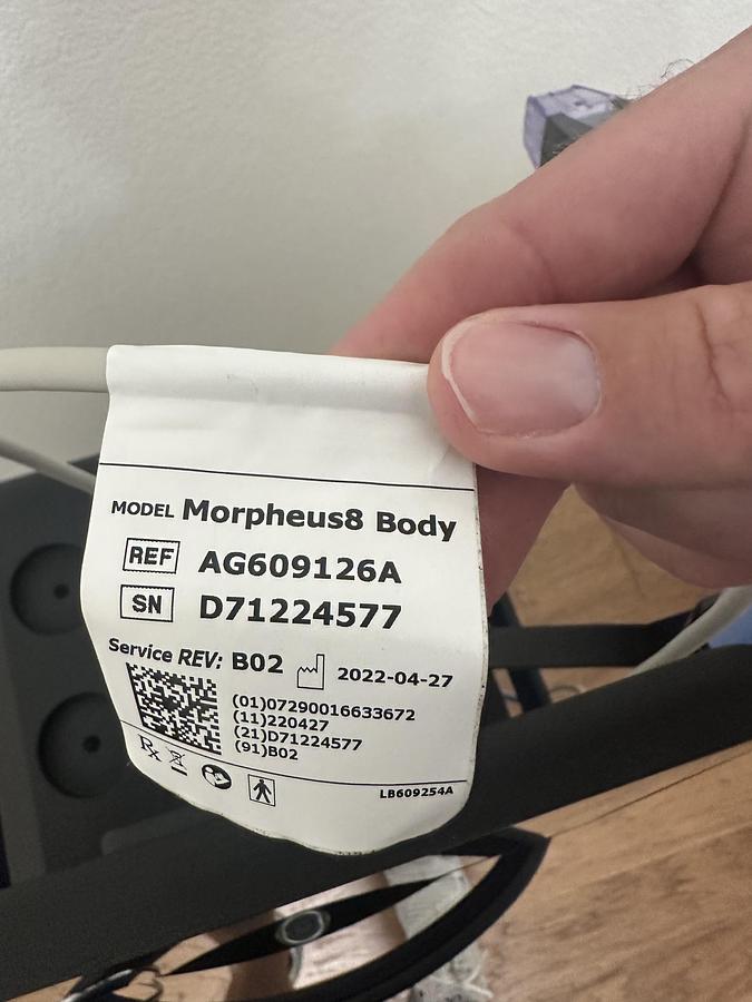 Used 2023 Inmode RF PRO Morpheus 8 Face and Body Hand Pieces