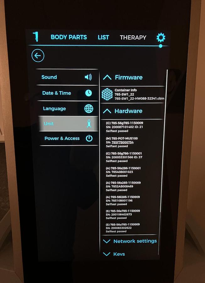 Used 2023 BTL Exion- Face, Fractional RF, Body Applicators