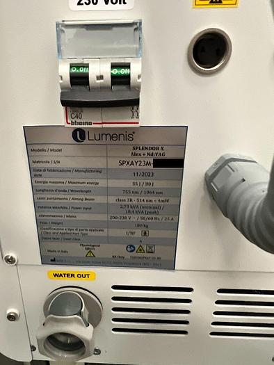 Used 2023 Lumenis Splendor X LOW SHOTS