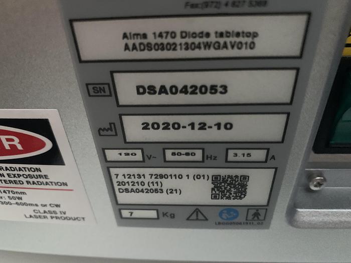 Used 2020 Alma Beautifill Laser Liposuction, Body Contouring and Tightening Unit