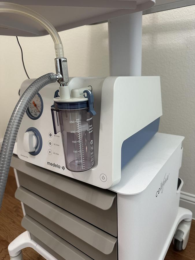 Used Merz Cellfina for Cellulite Reduction w/ Medela Dominant 50 suction machine