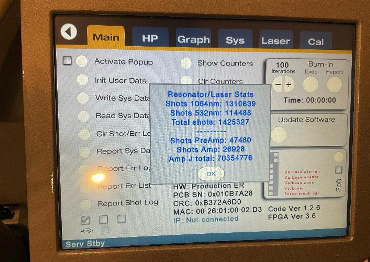 Used 2019 Cutera Enlighten II 2 Tattoo Removal