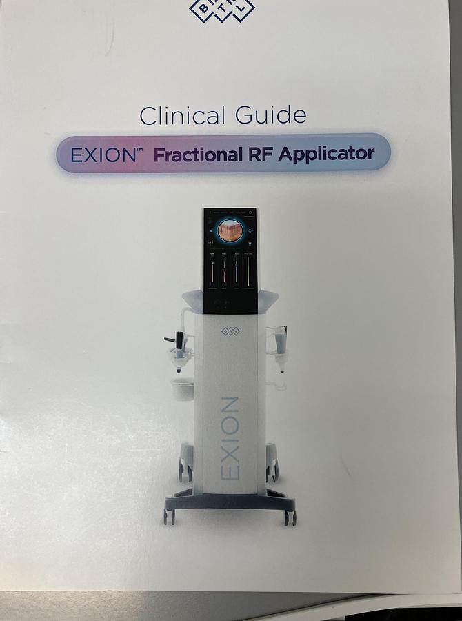 Used 2023 BTL Exion- Face, Fractional RF, Body Applicators