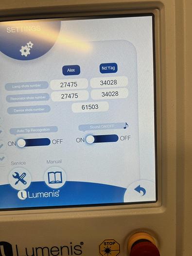 Used 2023 Lumenis Splendor X LOW SHOTS