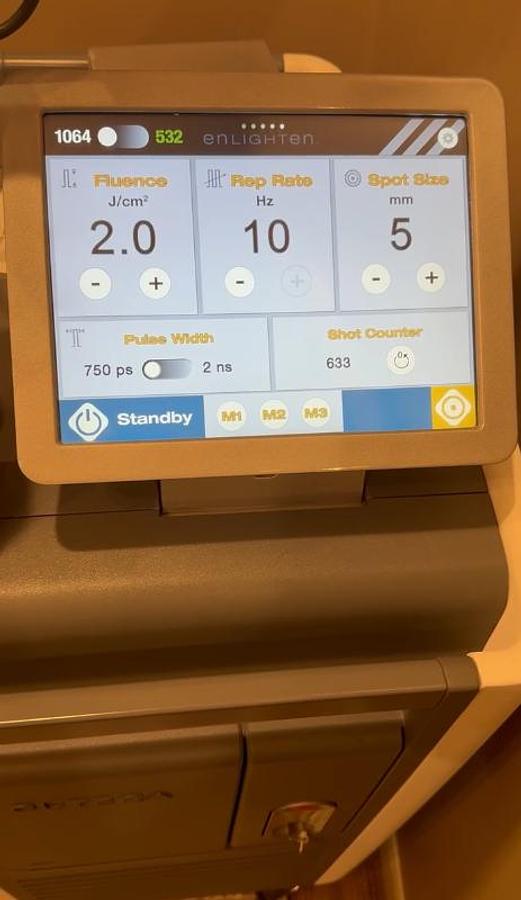 Used 2019 Cutera Enlighten II 2 Tattoo Removal