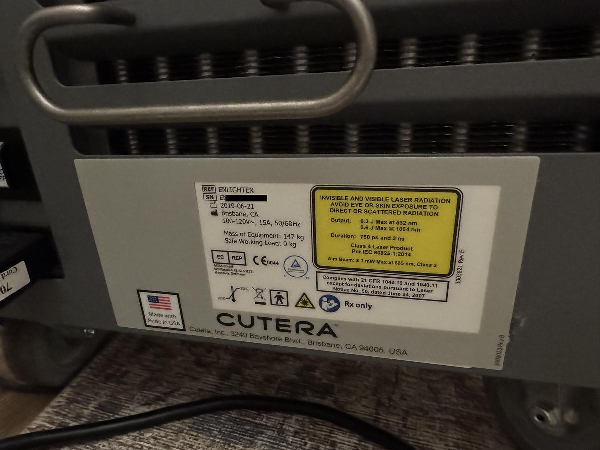 Used 2019 Cutera Enlighten II 2 Tattoo Removal