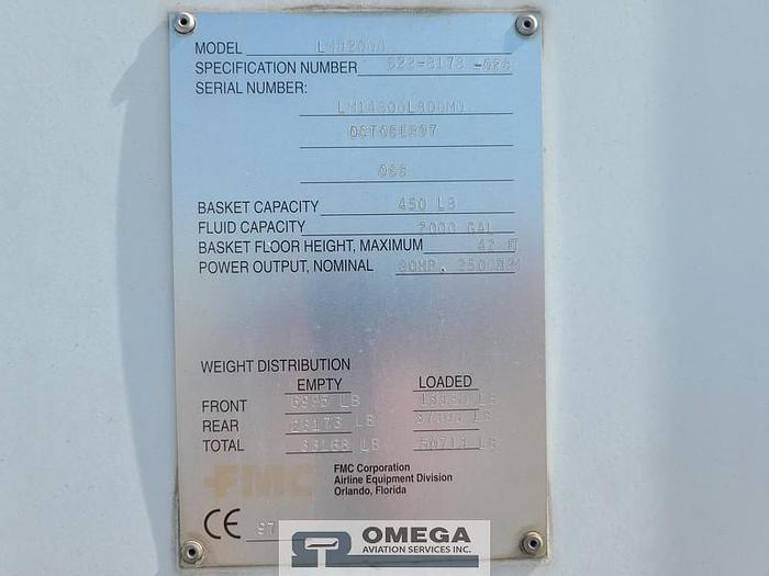 Used 1997 FMC LMD2000 Aircraft Deicer (2,000 total gallon tank cap)