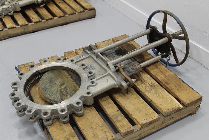 Used True Line 16" Hand Operated Knife Gate Valve #43827
