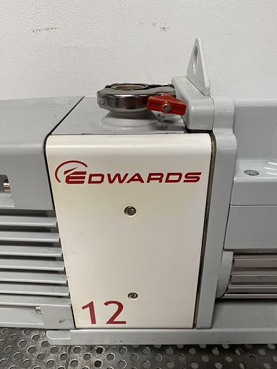 Used Edwards RV12 Rotary Vane Vacuum Pump 115V w/ KF25 Fitting