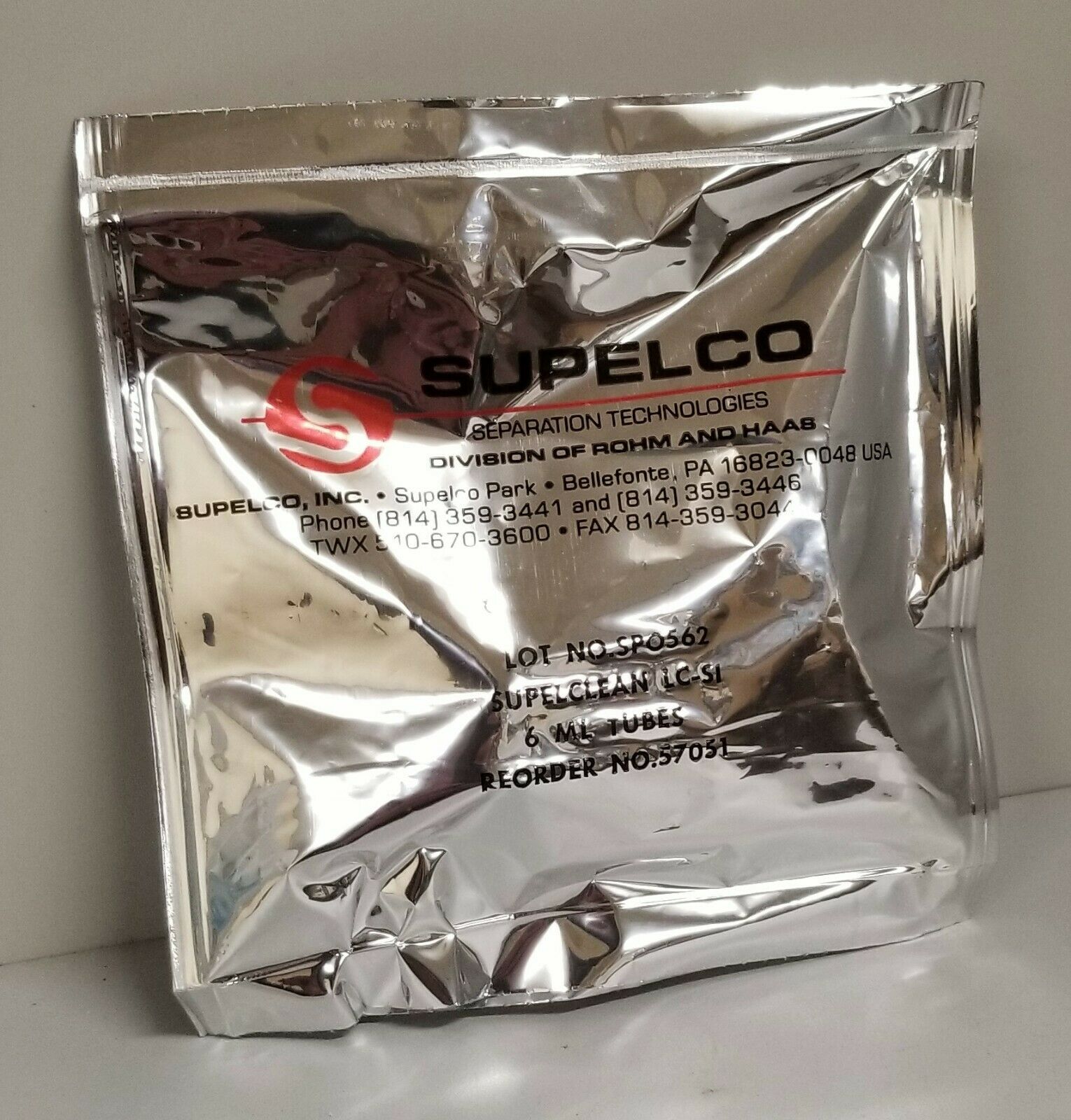 New Supelco Supelclean LC-Si (57051) SPE Tube (Pack of 3)