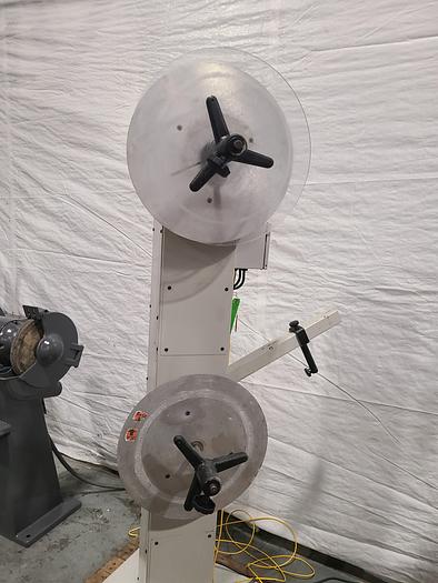 Used P/A Industries Dual Motorized Stock Feed Reels with Antenna Feed Control