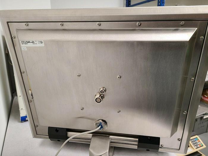 Used Bioreactor Clean Room Work Station Terminal Medical GE 5AP920 GE Healthcare Stainless with arm that mounts to a wall