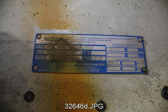 Used Cascade 60G-RCP-B003R2 Roll Clamp #32646