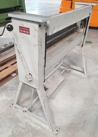 Gebraucht Schwenkbiegemaschine Schröder ASK II 1000 x 2