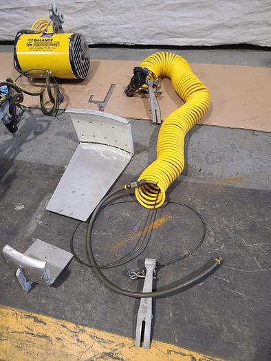 Used 350 Lb Air Balance Back Saver Heavy Lifting Hoist for Coil Stock