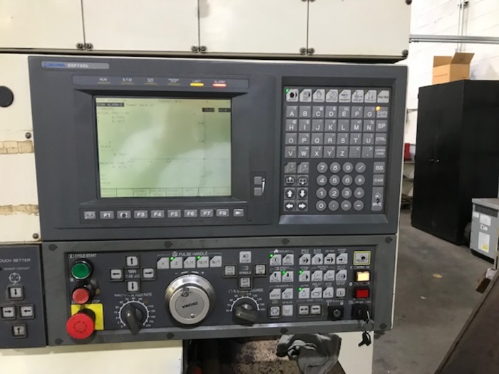 Used OKUMA Cadet Lathe LNC-8C OSP-700L control
