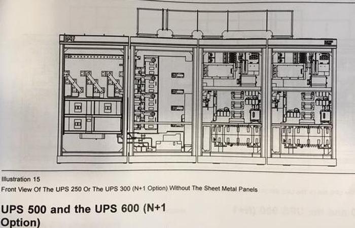 Used 2 UPS and 4 Flywheel cabinets