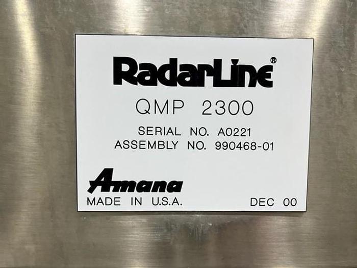 Used Oven, Batch, Microwave, Amana, Mdl QMP 2300 #C744600