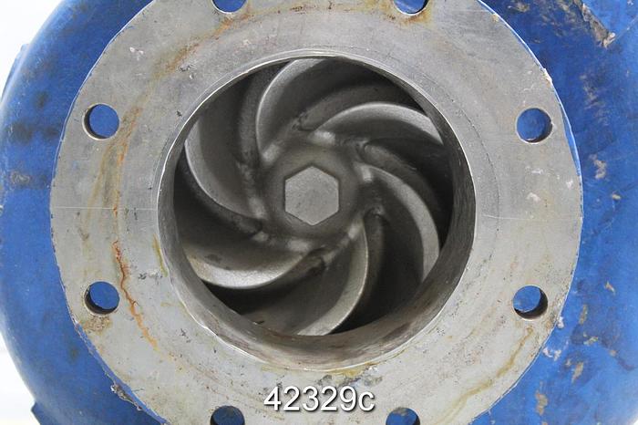 Used Peerless 3196 6x8x13 Pump, CF8M Casing, 6 Vane SS Impeller #42329
