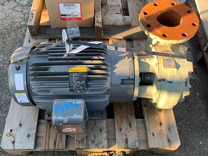 Used 5"x 4" 20 Hp Peerless Mild Steel Centrifugal Pump