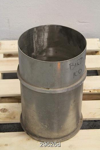 Used Bird 100 Pressure Screen Basket #29626