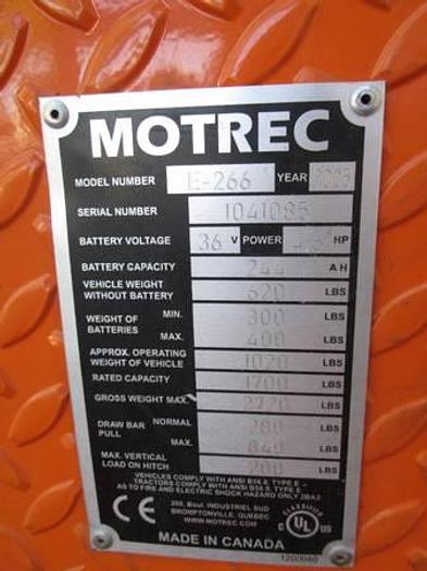 Used 2005 Taylor Dunn Motrec E-266