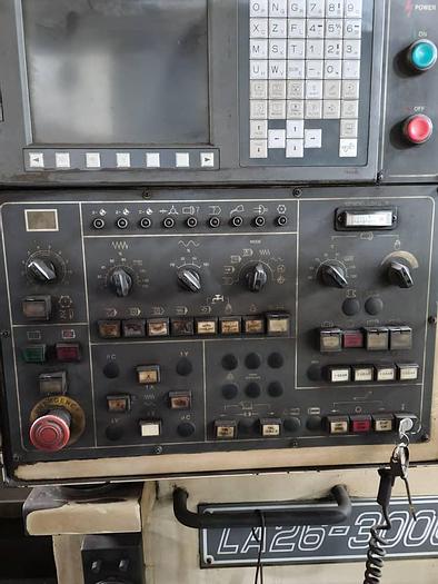 Used 2007 CNC TAKANG LA26-3000 HEAVY DUTY CNC TURNING LATHE MACHINE