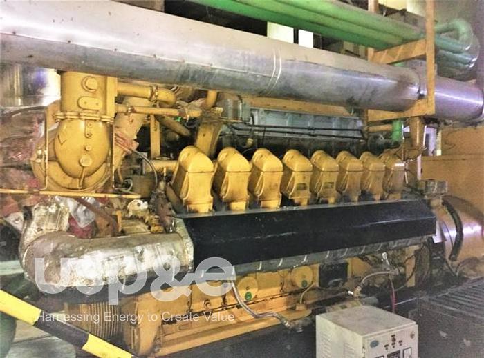 Used 15.4 MW 2005 Used Caterpillar 3516 Natural Gas Generator Sets