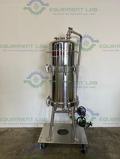 Used Begerow  Beco-Integra Stainless Steel Filter Housing w/ Valves, 16" SS Housing