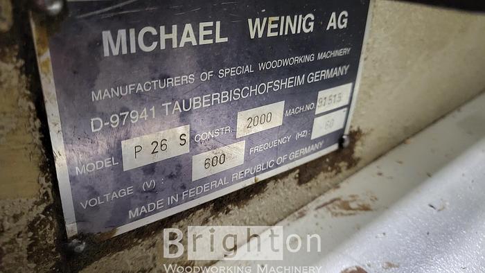 Used 2000 Weinig PROFIMAT 26S SUPER #BM2328