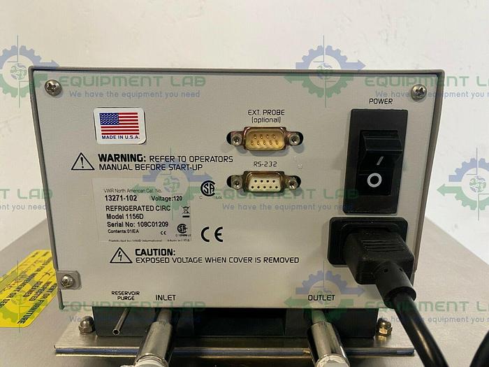 for parts or not working VWR 1156D Refrigerated/Heating Circulating Bath -30°C to 200°C 13 Liter 120V