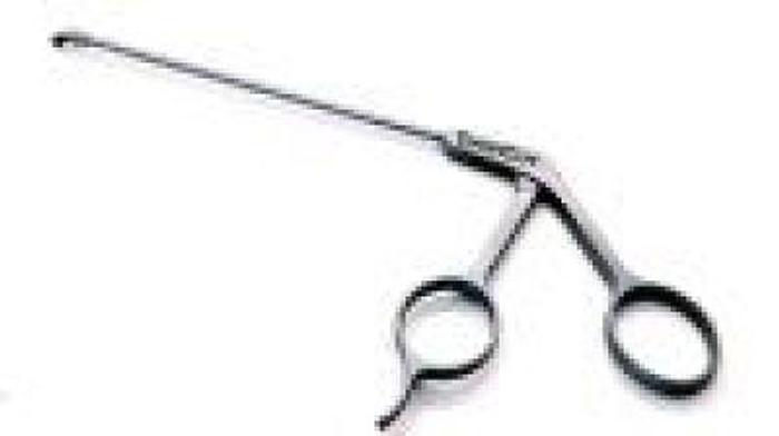 Used Punch Arthroscopy Timecut 45 Degree Left 5 by 2.3mm Depth 3.4mm by 165mm to Shoulder Aesculap FO758