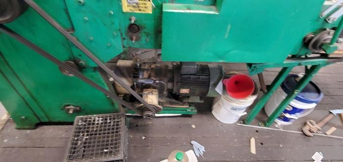 Used 62" BECK ROTARY KNIFE SHEETER W/ BELT OUTPUT CONVEYOR