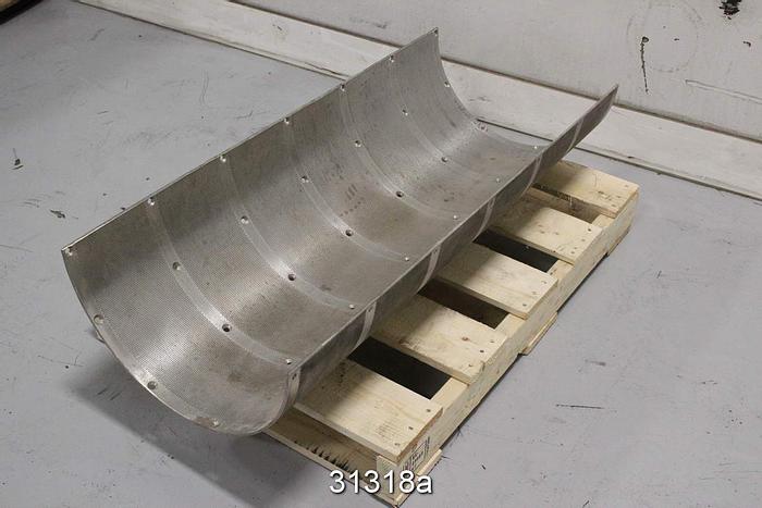 Used Beloit Jones Spare Plate Section For Pressmaster 18 Dewatering Screw #31318