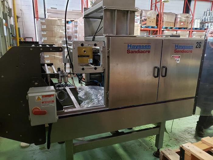 Used 2013 HAYSSEN  Hayssen 12-19 with Yamato ADW710 Dimpled Scale