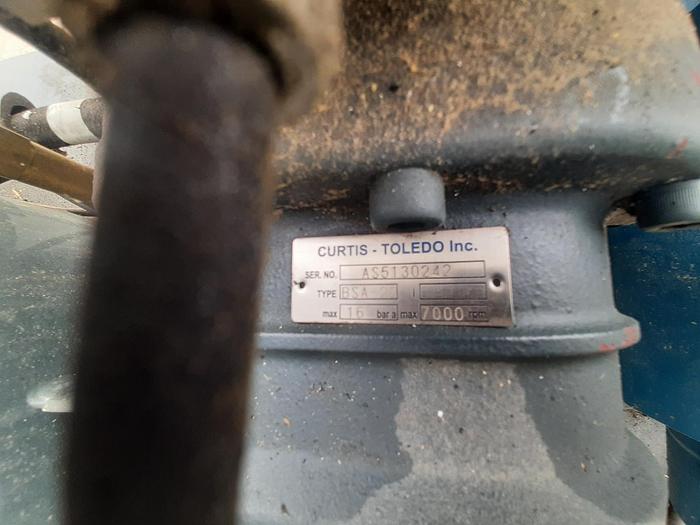 Used Compressor, Air, 15 HP, FS Curtis, 59 CFM, Mdl RSB15, Air Dryer #S744941