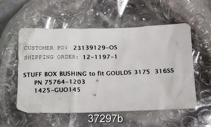 Unused Goulds 3175 L Pump Stuffing Box Bushing, 75764 1203 #37297