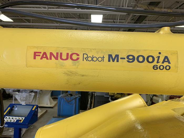 Used FANUC M900iA/600 6 AXIS CNC ROBOT WITH R30iA CONTROLLER