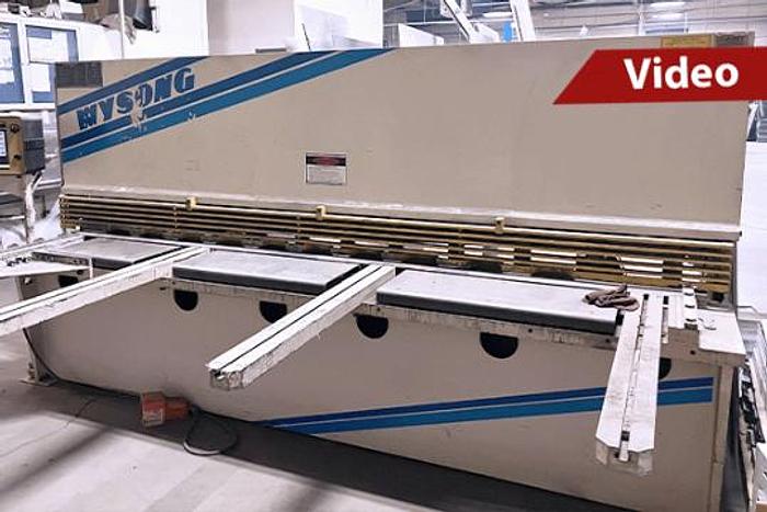 Used 1996 Wysong H-2510 Hydraulic Shear  H-2510