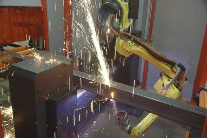 New PRODEVCO PCR42 robotic plasma steel cutting