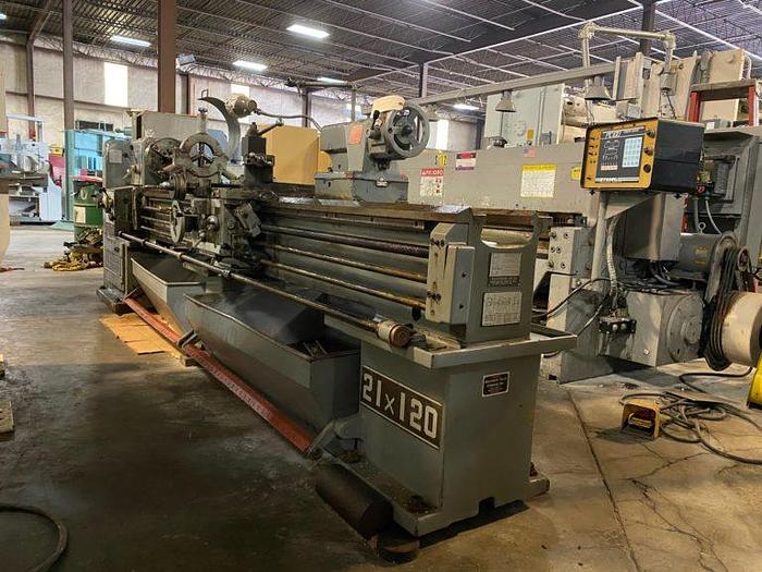 Used Preowned US Industrial 21 x 120 Engine Lathe