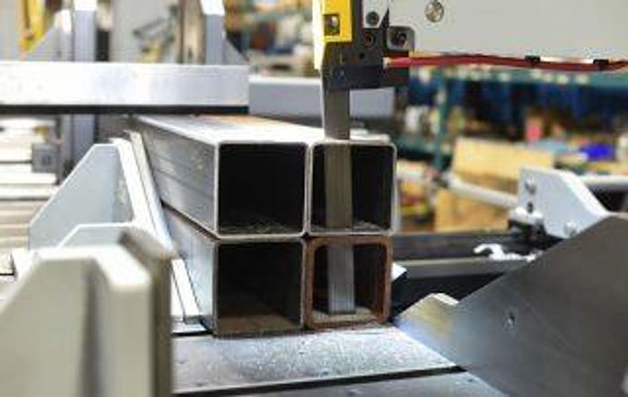 New Hyd-Mech V-21/26APC Automatic Vertical Mitering Band Saw