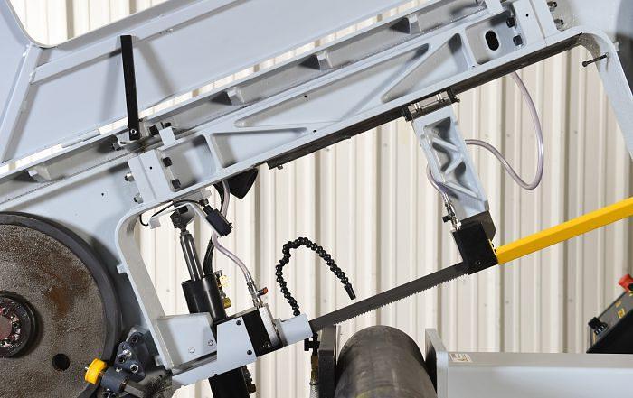 (In Stock) New S-20M Hyd-Mech Manual Pivot Style Mitering Band Saw