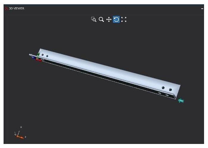 6" x 6" x 13/16"AKYAPAK AKD 160 ANGLE PROCESSING LINE